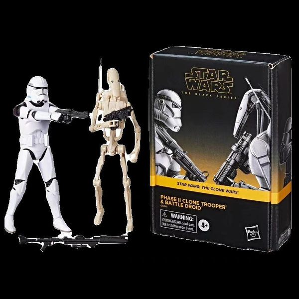 фигурки Hasbro звездные войны"PHASE II CLONE TROOPER & BATTLE DROID ...
