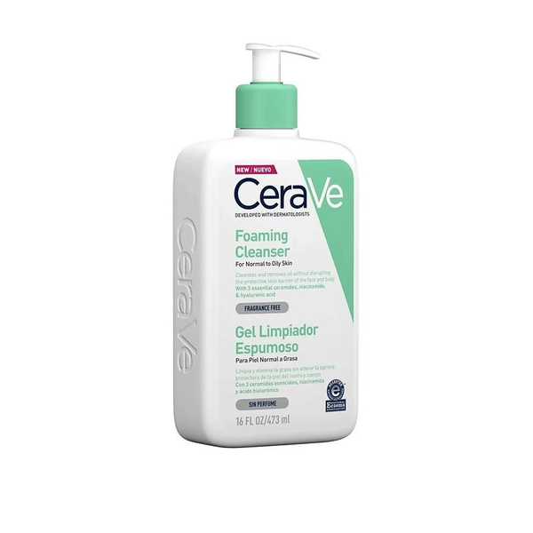 Очищающий гель - пенка для кожи лица и тела CeraVe Gel Moussant, гель ...