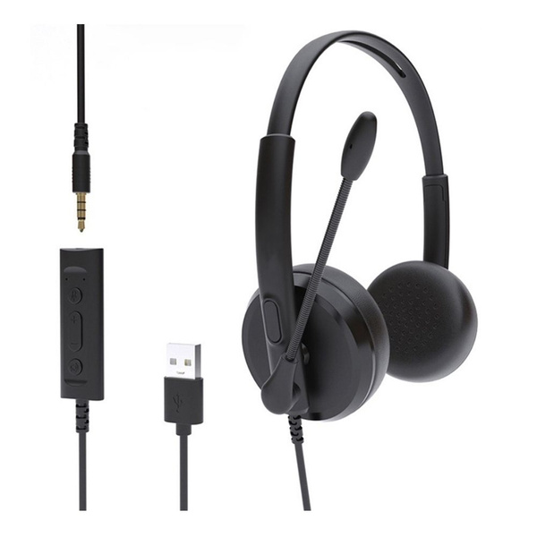Компьютерные USB - наушники, с функцией шумоподавления микрофона ...