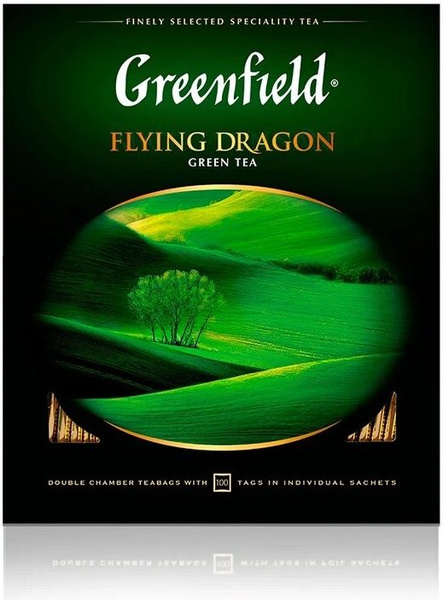 Чай "Greenfield" Flying Dragon зел. 100пак. - купить с доставкой по ...