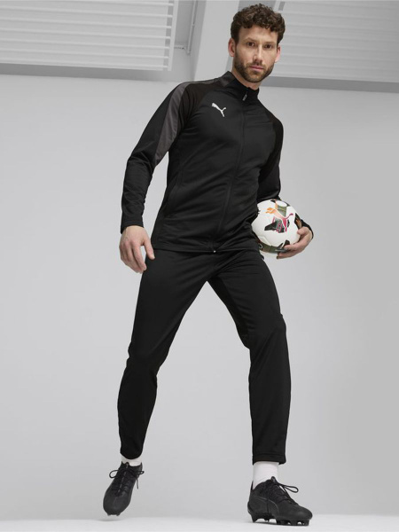 Костюм спортивный Мужской PUMA Спортивный черный, размер 48 Полиэстер ...