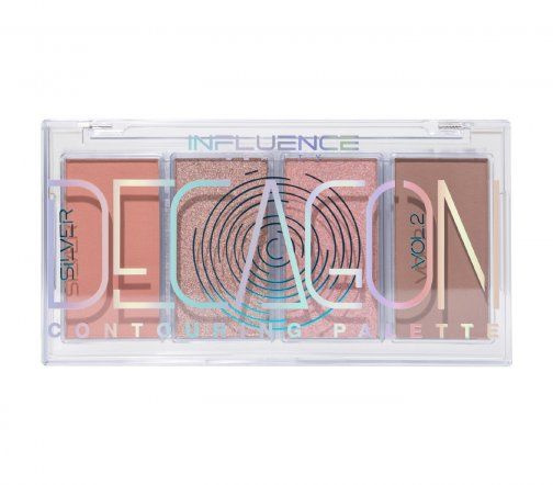 Influence Beauty Палетка для контуринга Silver Decagon тон 02, 8 г ...