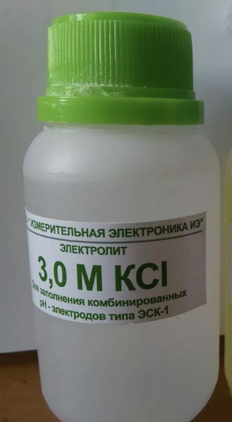 Электролит для рН - электрода KCl конц. 3,0М, 0,125 л купить на OZON по ...