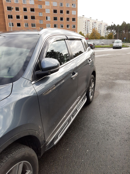 Характеристики Пороги подножки для Geely Atlas (Джили Атлас) 2016 ...