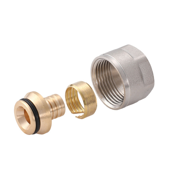 Фитинг компрессионный для труб PE-X (евроконус) 16х2.0х3/4" AOSKER ...