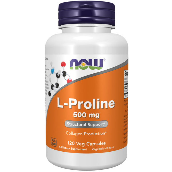 NOW L-Proline 500 mg, Л-Пролин 120 капсул - купить с доставкой по ...