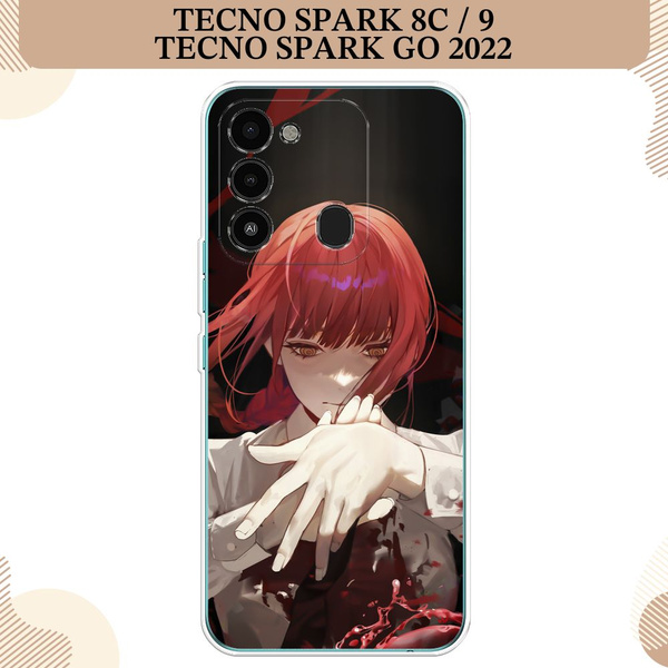 Силиконовый чехол на Tecno Spark Go 2022/8С/9 / Текно Спарк Гоу 2022/8С ...