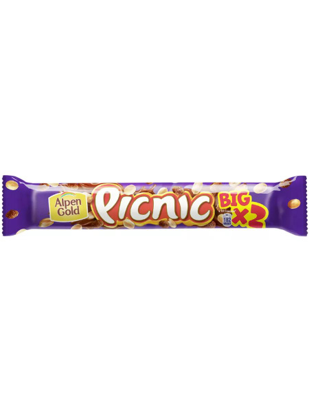 Шоколадный батончик PICNIC BIG, 76г - купить с доставкой по выгодным ...