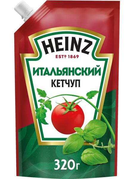 Кетчуп HEINZ Итальянский, 320г - купить с доставкой по выгодным ценам в ...
