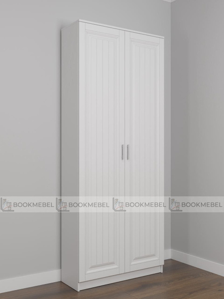 Шкаф распашной Bookmebel РАСПАШНОЙ ШКАФ ДЛЯ ОДЕЖДЫ С ПОЛКАМИ ХАСКИ №6 ...