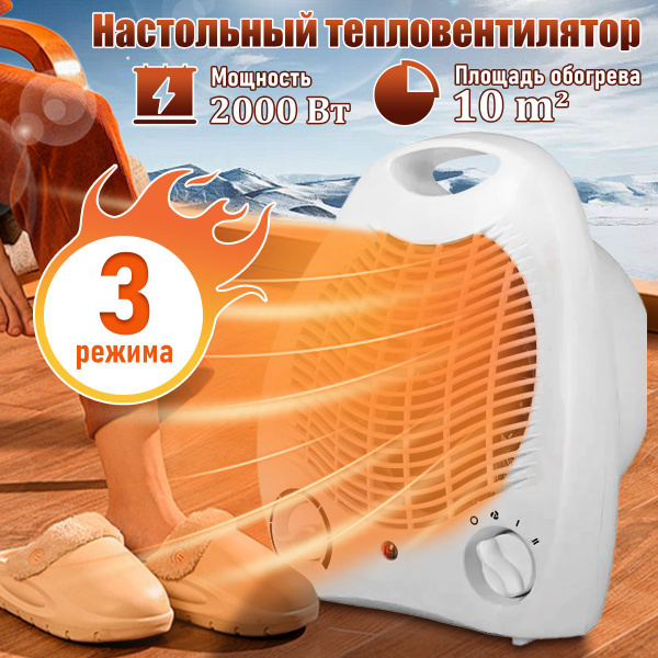 Настольный обогреватель для дома, домашний тепловентилятор, напольный ...