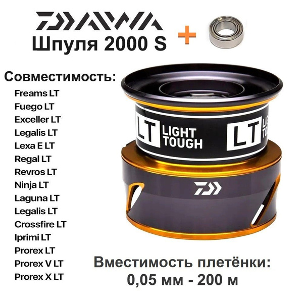 Катушка Daiwa Шпуля дайва, Безынерционная, 2000S купить по низкой цене ...