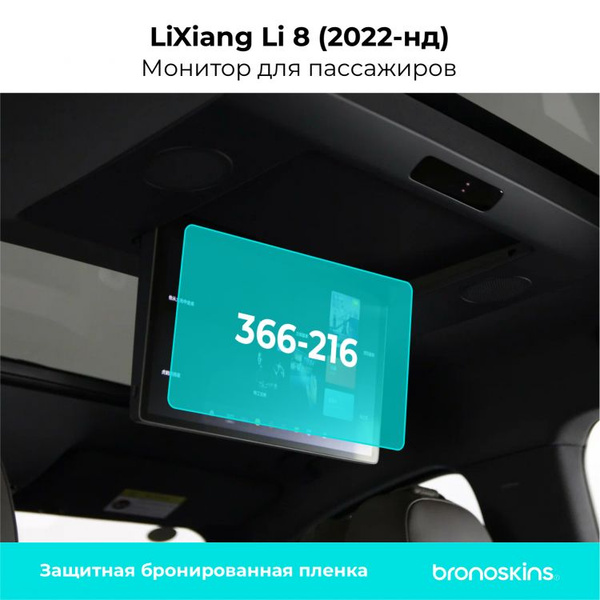 Матовая, защитная пленка на экран Монитора LiXiang Li8 (366mm - 216mm ...