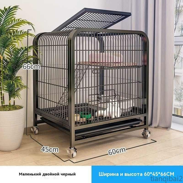 Клетка для кошек и собак, большое пространство, с колесами - купить с ...
