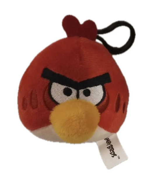 Мягкая игрушка-брелок Энгри Бердс Ред (красный) ANGRY BIRDS Red ...