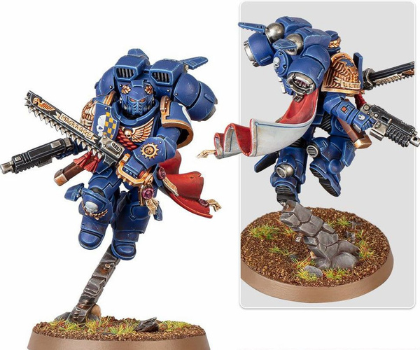 Миниатюра Warhammer Space Marines Captain Jumping Gear Proxy - купить с ...