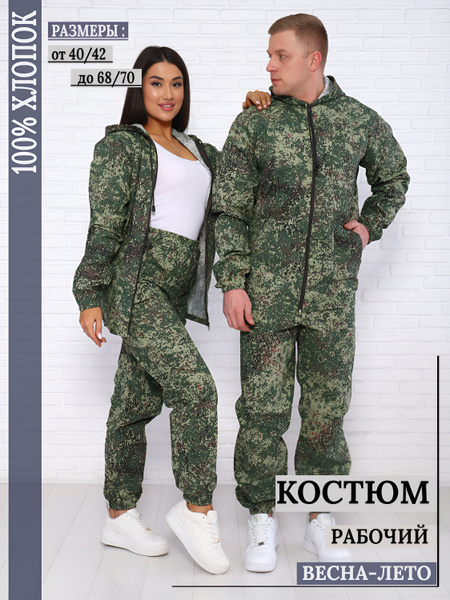 Спецодежда мужская хлопок / Костюм рабочий на молнии горка купить на ...