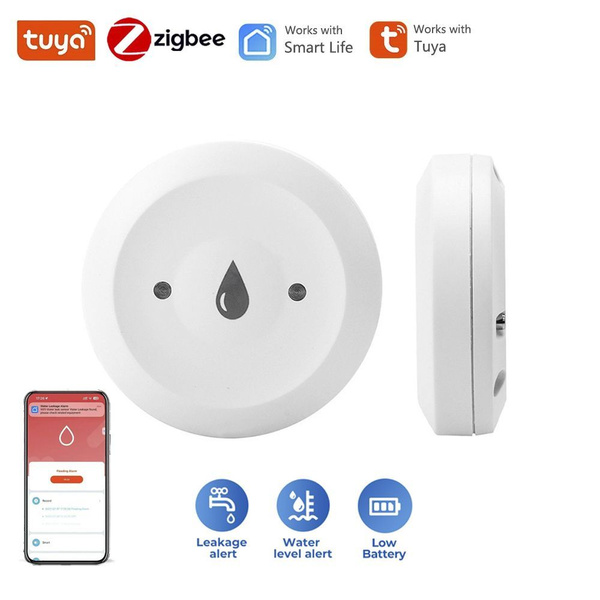 Умный датчик протечки воды Zigbee с Яндекс Алисой, Smart Life купить на ...