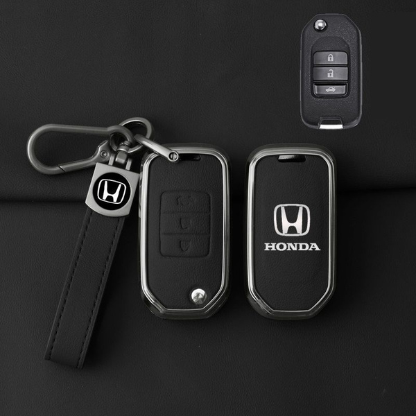 KUNIO Custodia Morbida TPU Per Chiave Auto Honda, Modelli Civic HRV CRV Odyssey, Colore Rosa - 2