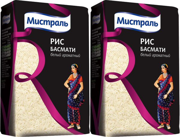 Мистраль Рис БАСМАТИ, 0,5 кг*2 шт, 1 кг купить на OZON по низкой цене ...