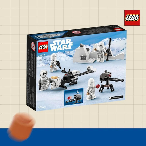 Конструктор LEGO Star Wars 75320 Боевой набор снежных пехотинцев купить ...
