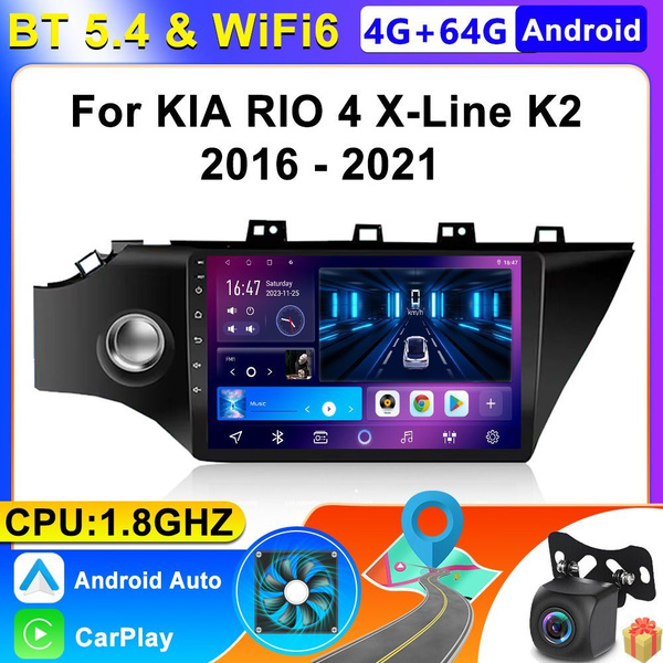 Магнитола Kia Rio 4 FB / Киа Рио 4 FB 2017-2020/ANDROID 4+64 Гб/CarPlay ...