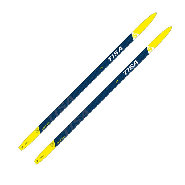Лыжи беговые TISA Sport Step Jr. (синий/желтый) (160) купить на OZON по ...