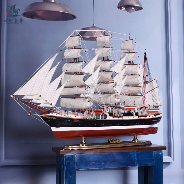 Готовая Модель парусника Седов 80 x 17 x 52cm купить на OZON по низкой ...