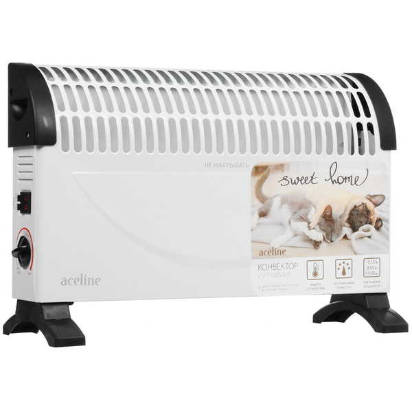 Конвектор Aceline CV-1500SWYL 1500 Вт, 20 м , регулировка мощности ...