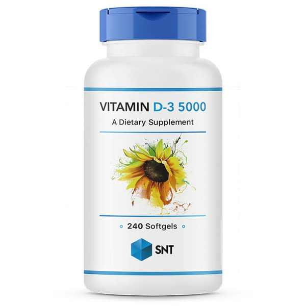 SNT Vitamin D3 5000 240 капсул Витамин Д-3 купить на OZON по низкой ...