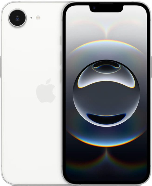 Смартфон Apple Айфон 16е 128 ГБ 8 ГБ Белый OLED/AMOLED 1 SIM купить c ...