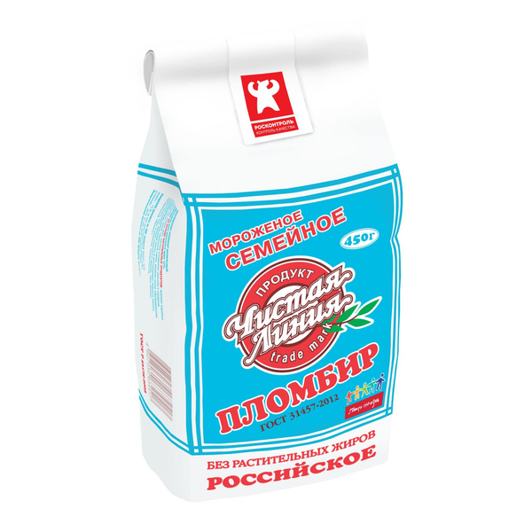 Пломбир Семейное 450 г, Чистая Линия купить на OZON по низкой цене ...