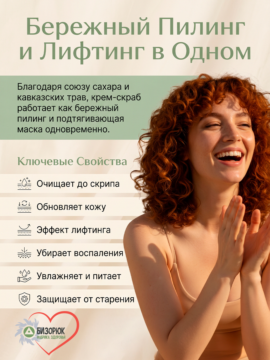 Крем- скраб Кавказские травы