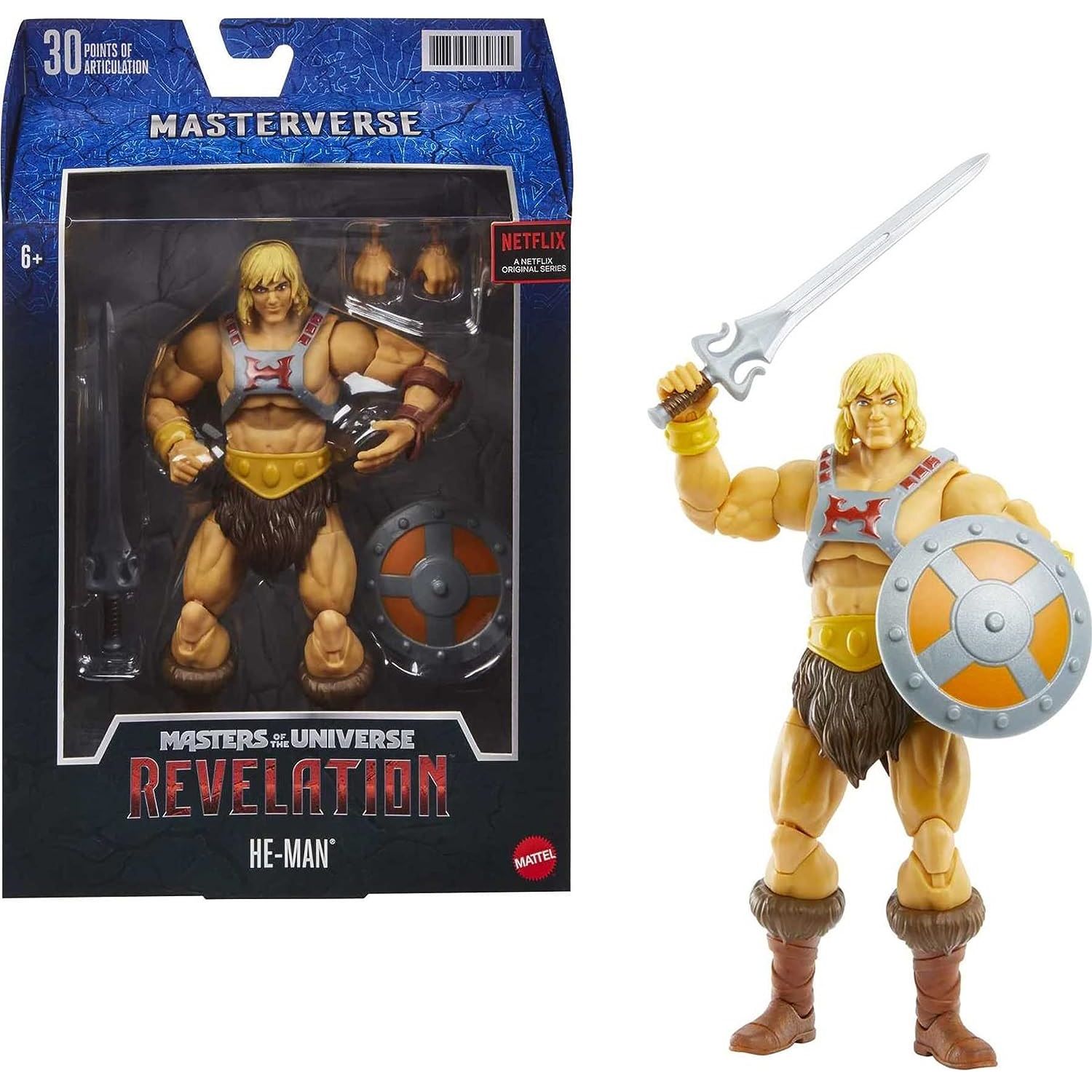 Фигурка Властелины вселенной - Хи-Мен, Masters of the Universe GYV09 -  купить с доставкой по выгодным ценам в интернет-магазине OZON (1415435663)