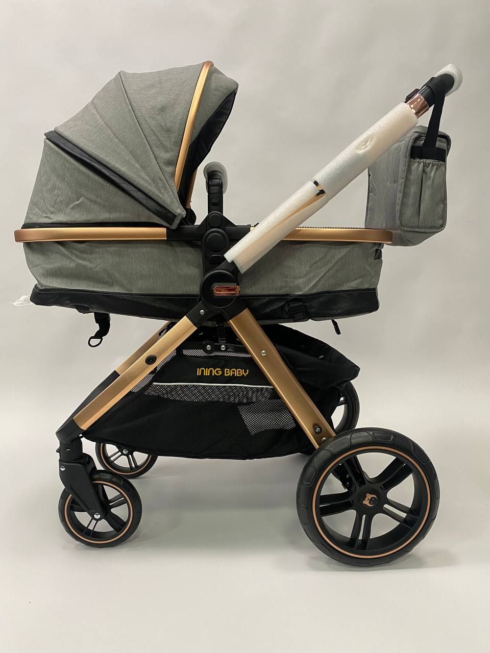 Коляска трансформер ining baby K310 grey