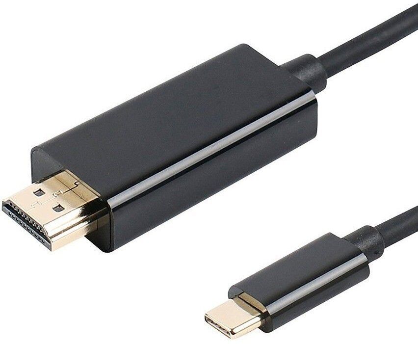 Переходник USB Type c -> HDMI VCOM cu423c. Значок кабель HDMI. Кабель HDMI VCOM cu423c-1m, 1м.