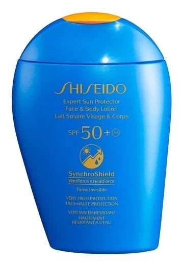 Shiseido лосьон Expert Sun Солнцезащитный для лица и тела SPF 50, 150 мл