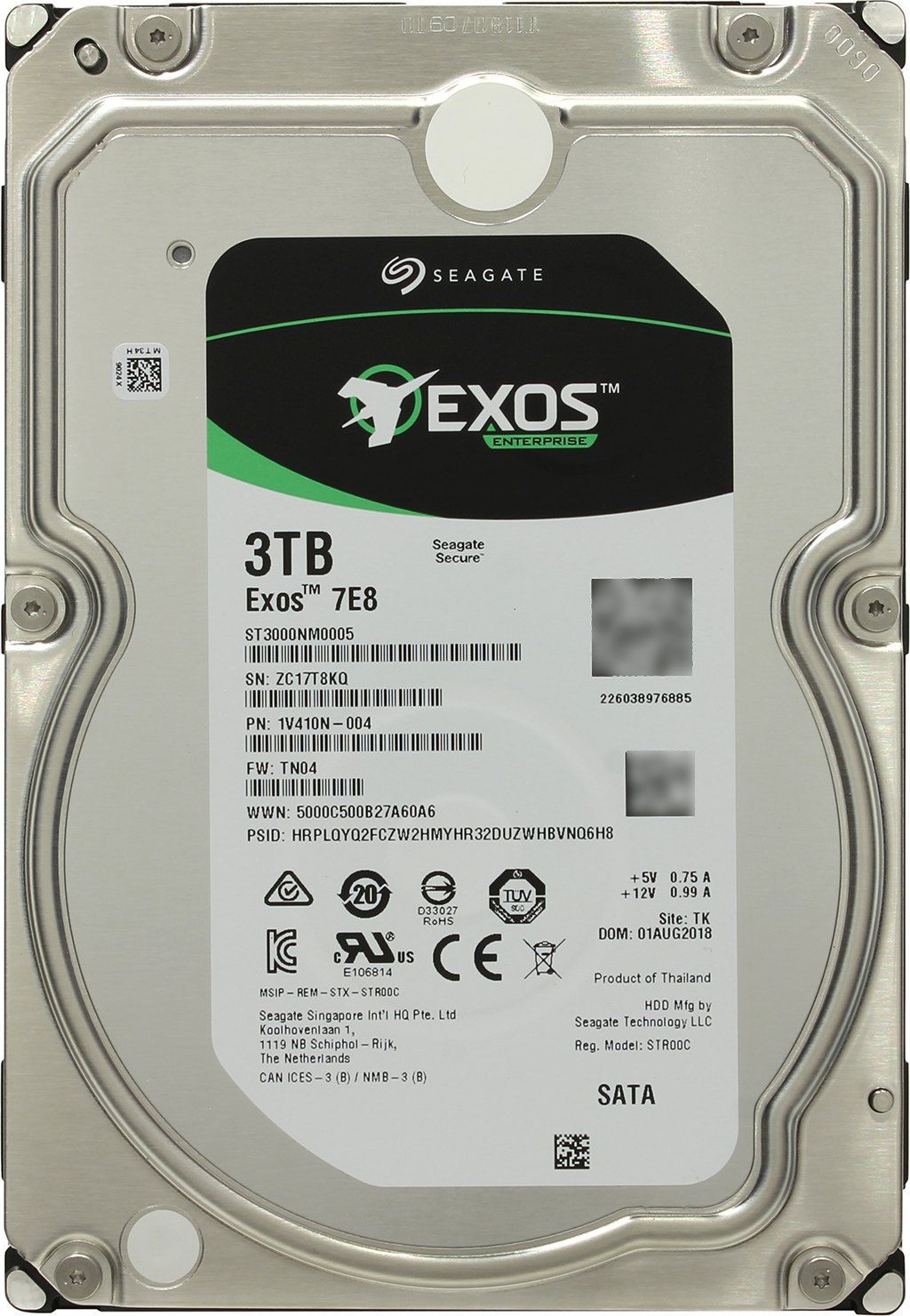 Seagate3ТБВнутреннийжесткийдиск(ST3000NM0005)