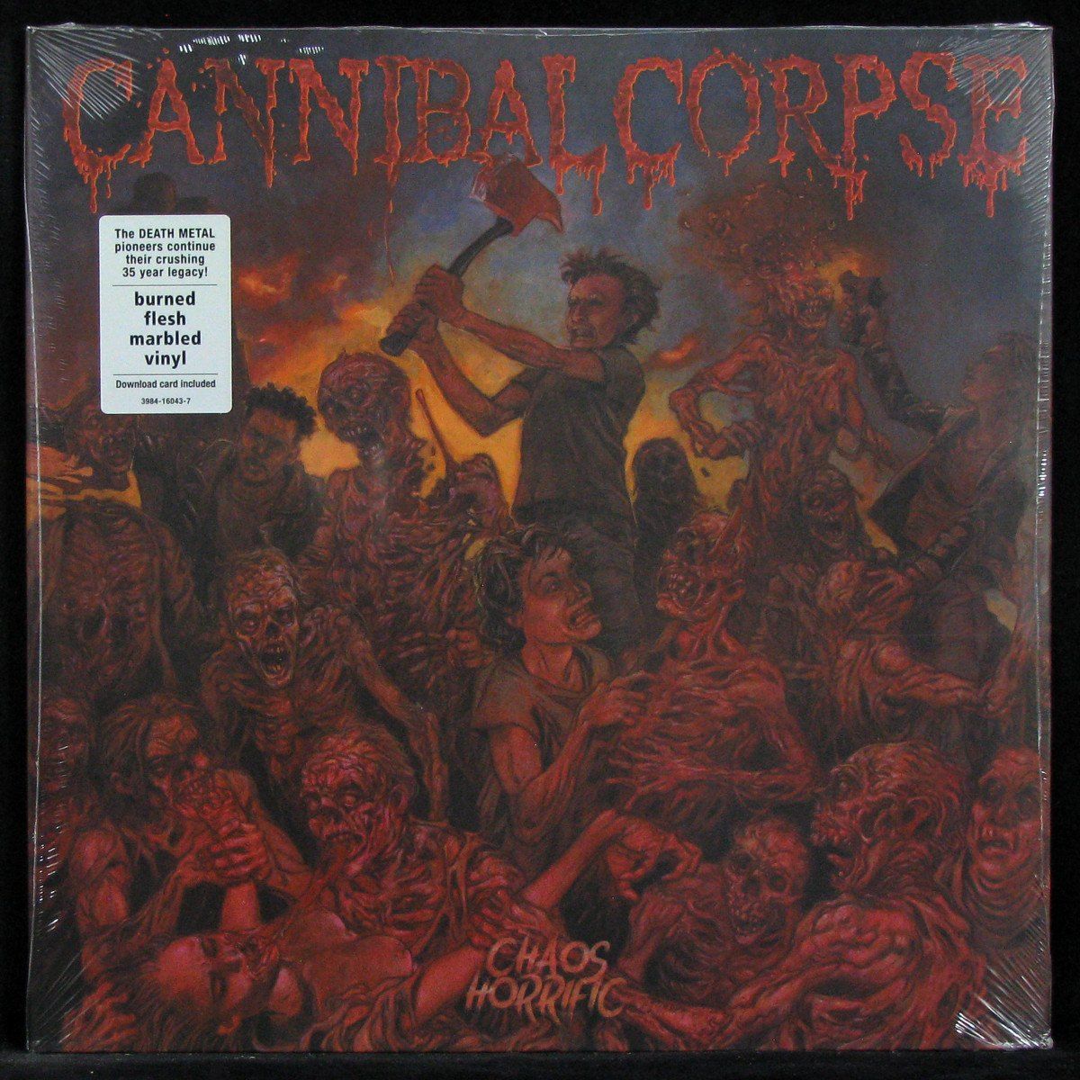 Виниловая пластинка <b>Cannibal</b> <b>Corpse</b> — Chaos Horrific (coloured vinyl) Испол...