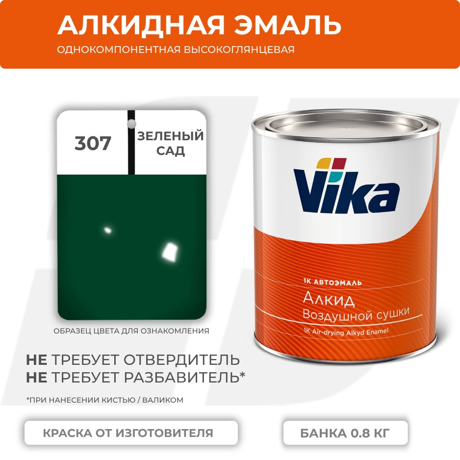 Краска Автомобильная в Банках Зеленая – купить в интернет-магазине OZON по  низкой цене