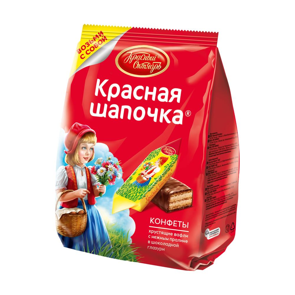 Как выглядит конфета красная шапочка Конфеты "Красная шапочка", Красный октябрь, 150 г - купить с доставкой по выгодн