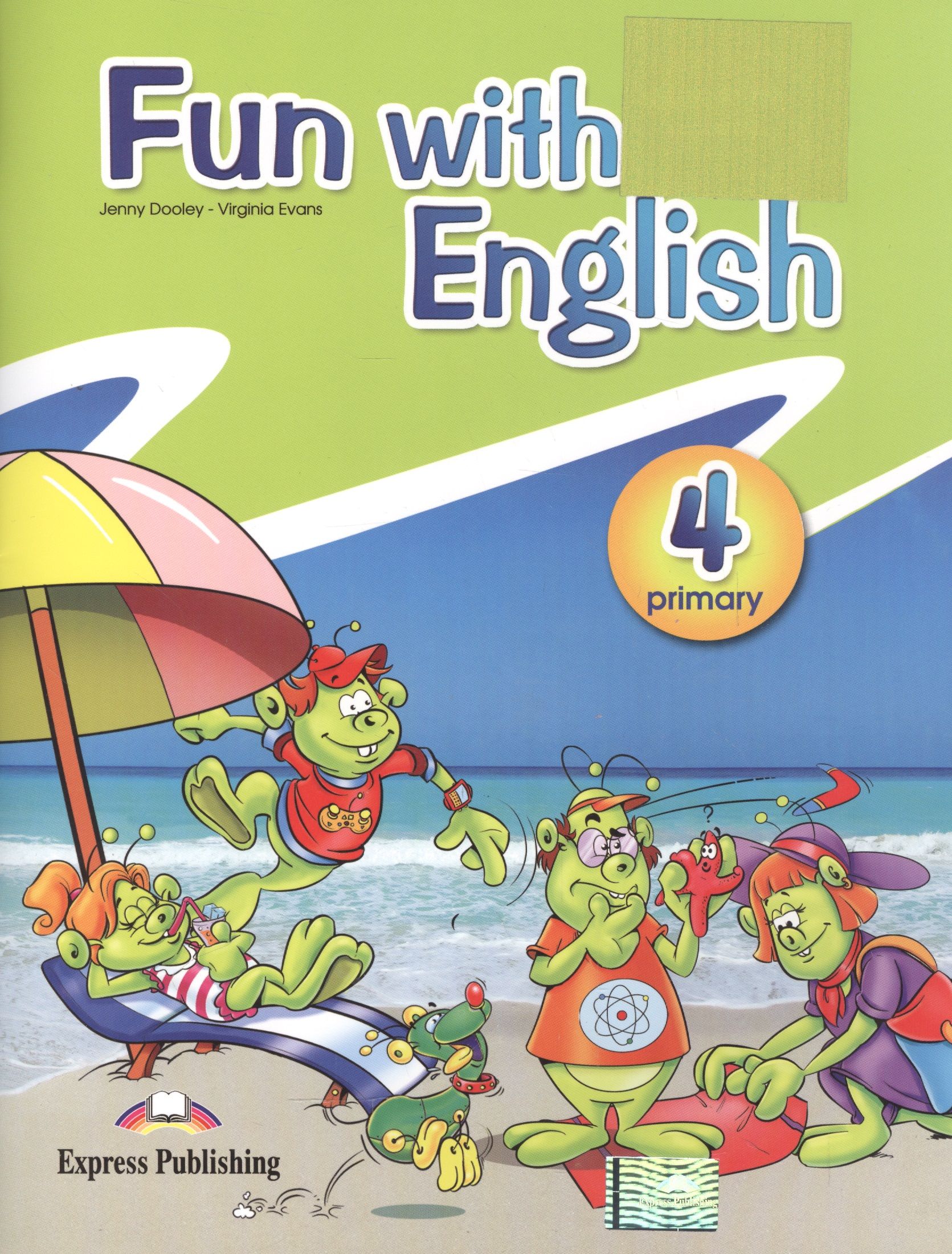 Primary 4. Вирджиния Эванс. Книга English pupils book. English with fun. Primary English Express Publishing.