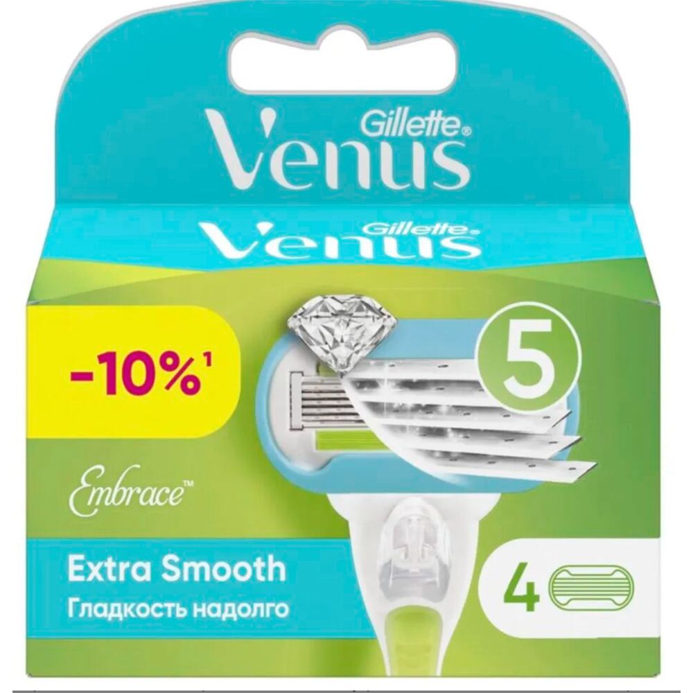 Gillette Venus Сменные кассеты Embrace, 4 шт.