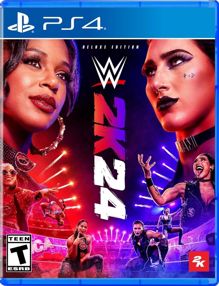 Игра WWE 2K24 - Deluxe Edition (PlayStation 4, Английская версия)