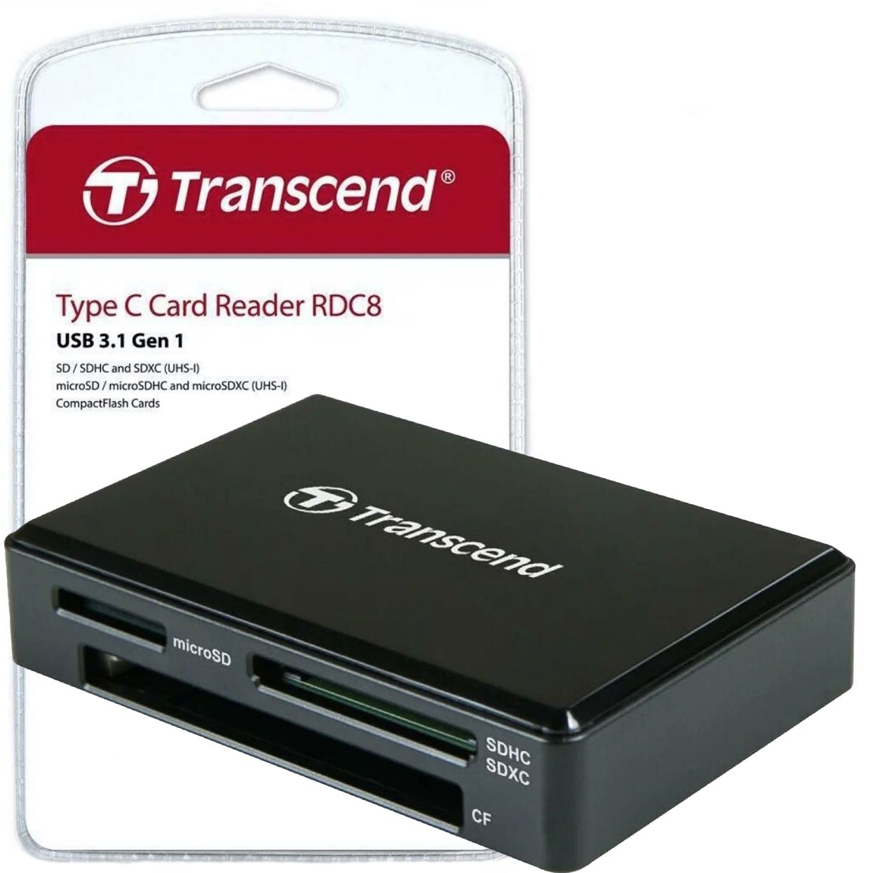 Transcend card reader