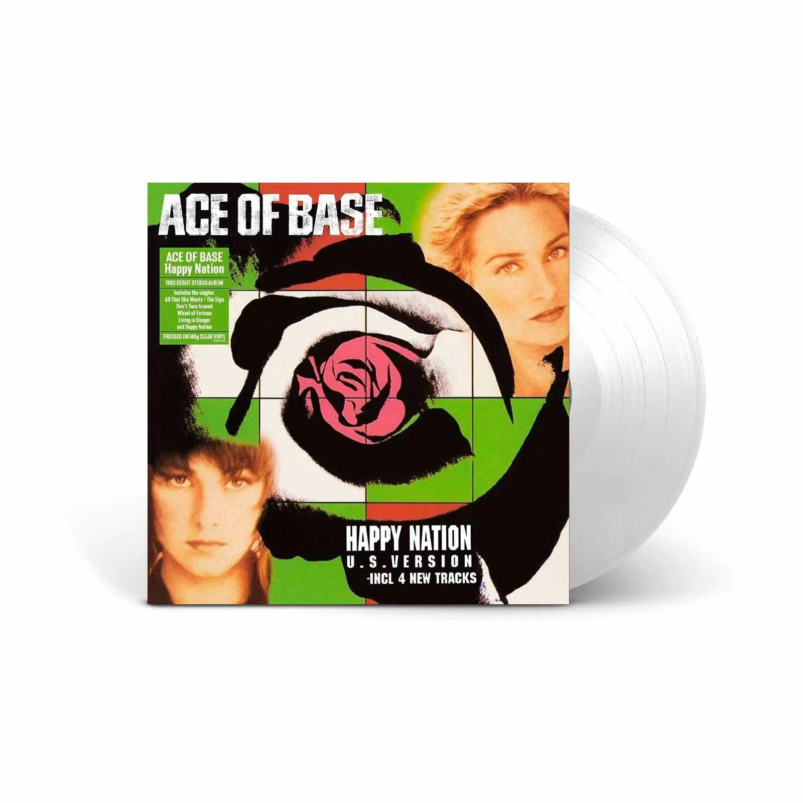 ACE OF BASE - HAPPY NATION (LP clear) виниловая пластинка