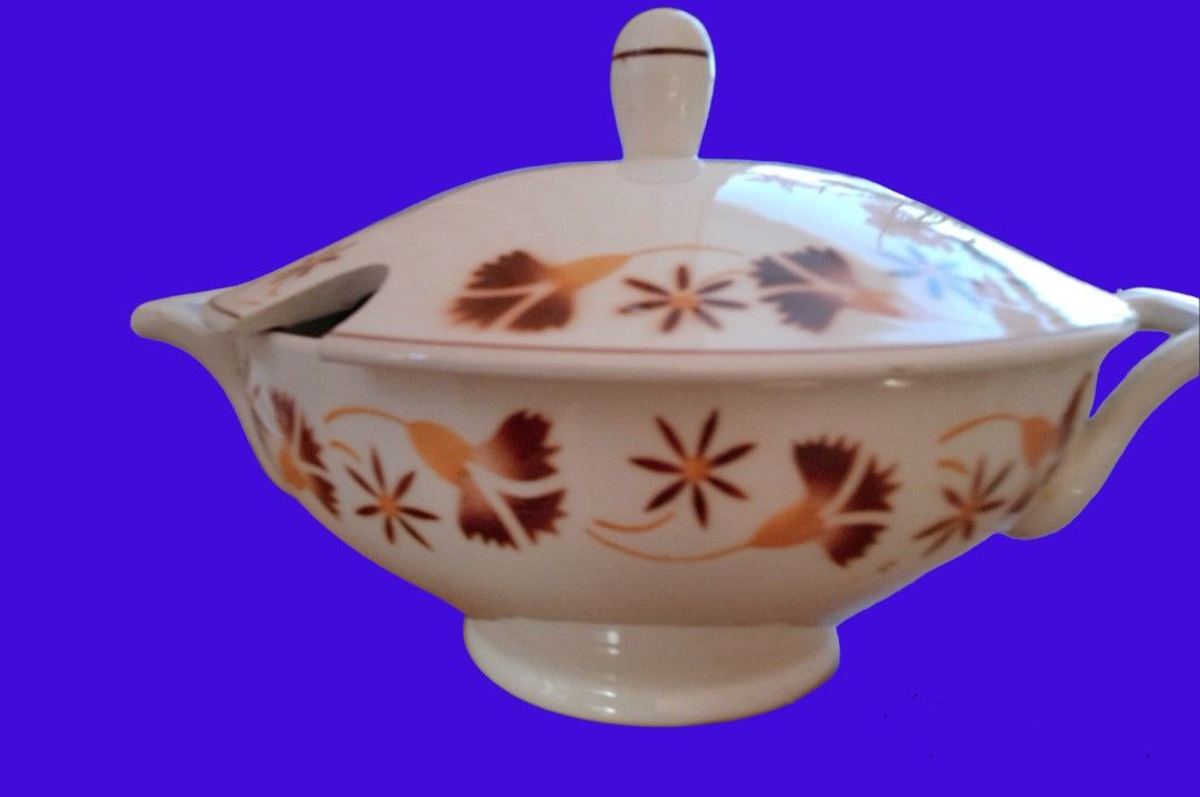 Антикварная супница времен СССР . Западная Германия.