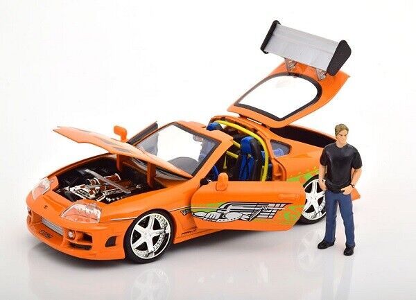 1:24 Toyota Supra Брайана с фигуркой - Fast & Furious JADA,M