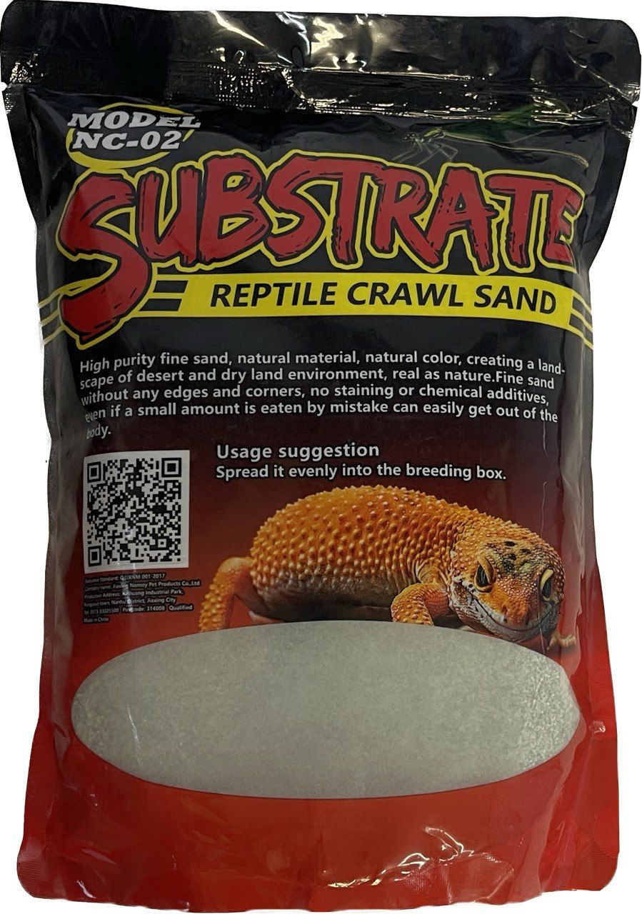 Песок для террариума зеленый, Nomoy Pet reptile 1,8 кг, Substrate reptile craw sand для рептилий, пауков, для купания шиншилл.