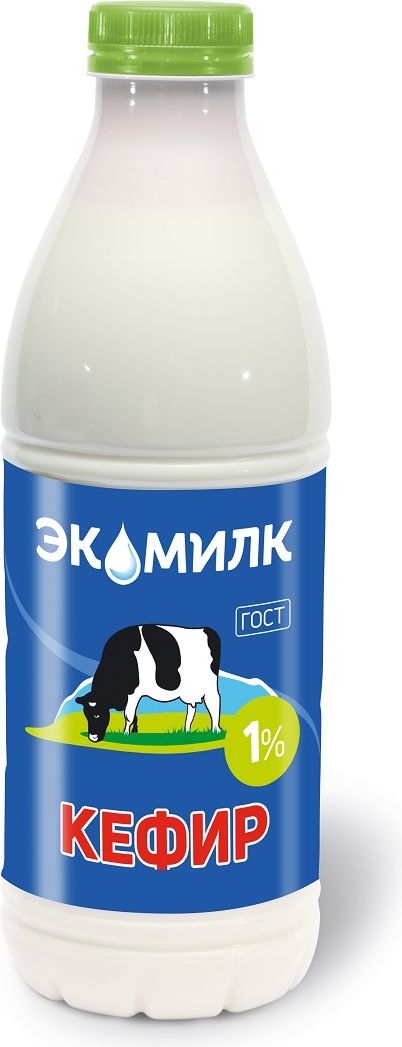 Кефир Экомилк, 1 %, 930 мл